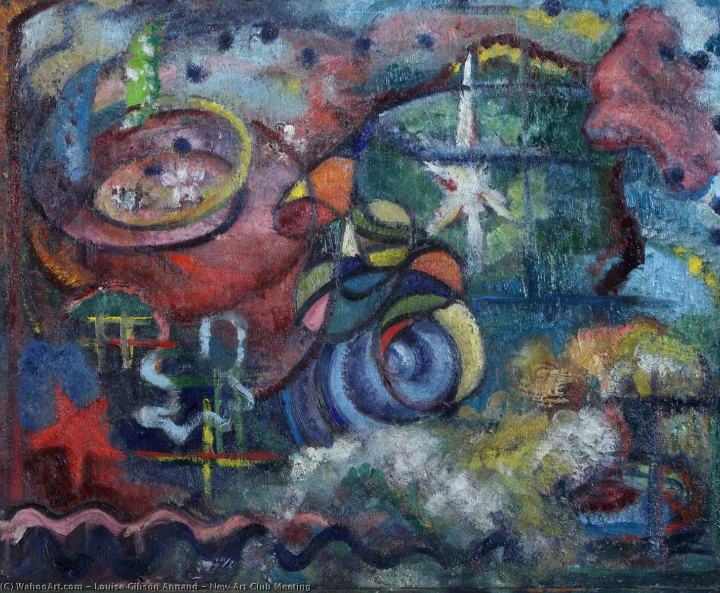 New Art Club Meeting — Louise Gibson Annand