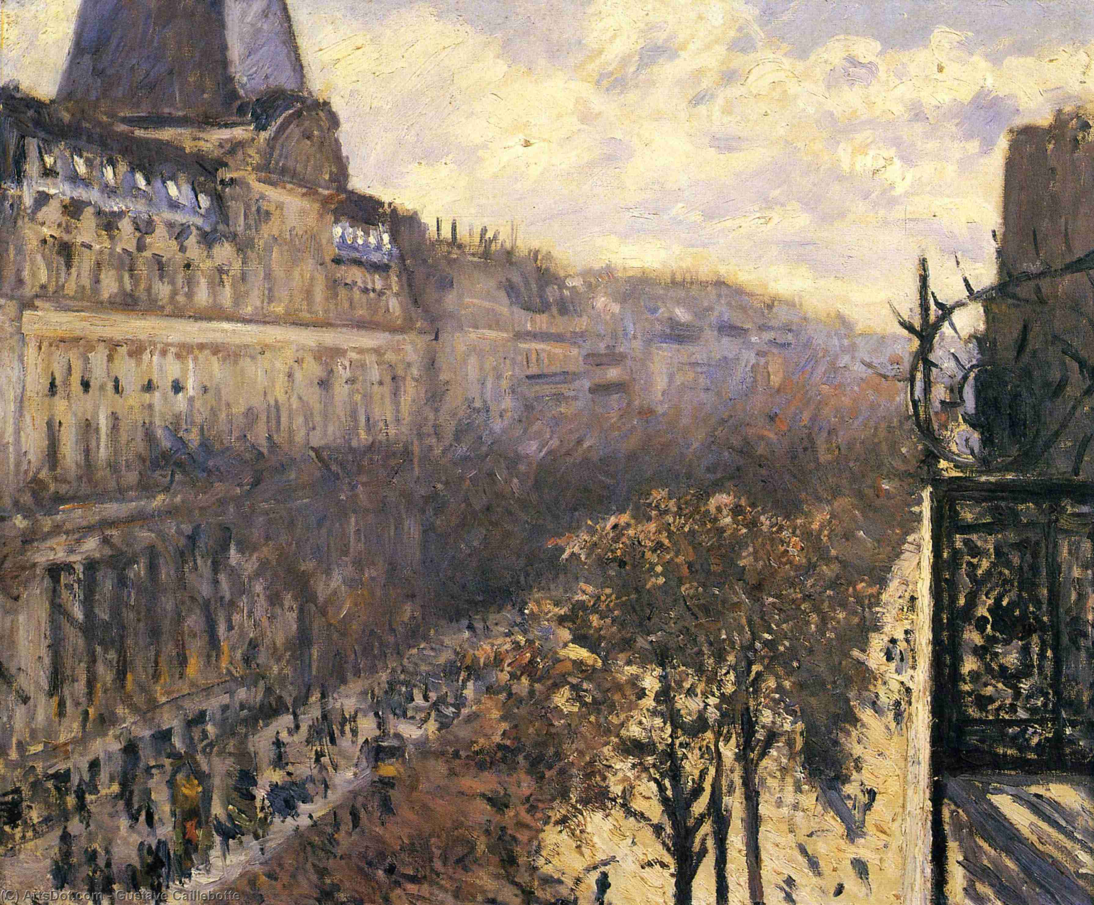 Boulevard Des Italiens — ギュスターヴ・カイユボット