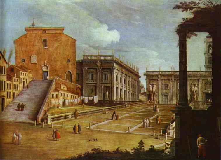Capitol Square In Rome — Canaletto
