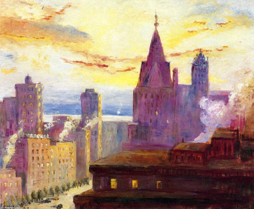 Rooftops At Sunset — Колин Кэмпбелл Купер