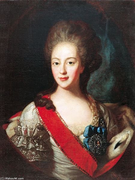 Portrait Of Yekaterina Nikolayevna Orlova — Fyodor Stepanovich Rokotov