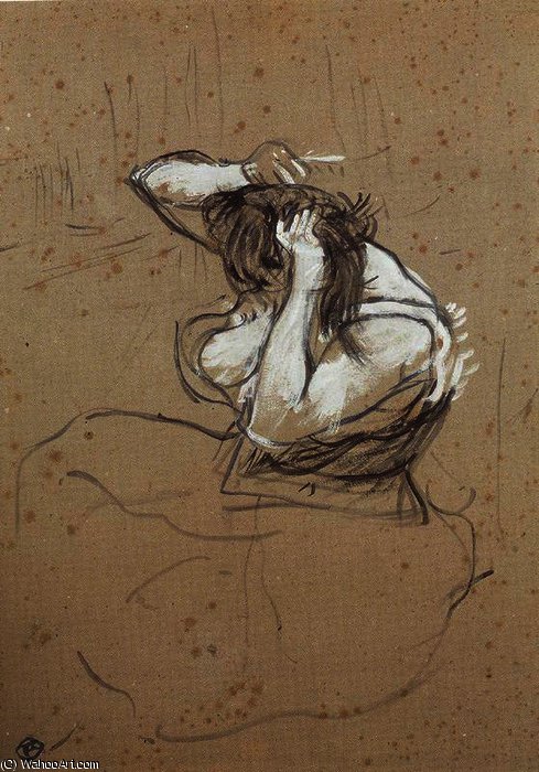 Woman Combing Herself I. — Henri De Toulouse-lautrec