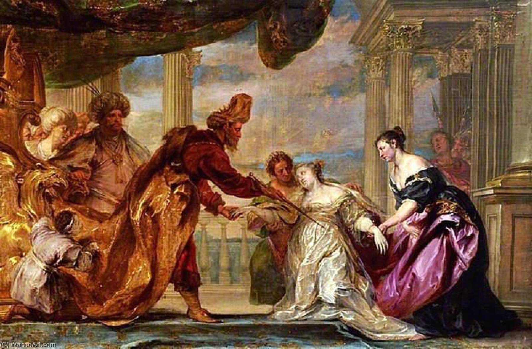 Esther Before Ahasuerus — Jan Van Boeckhorst