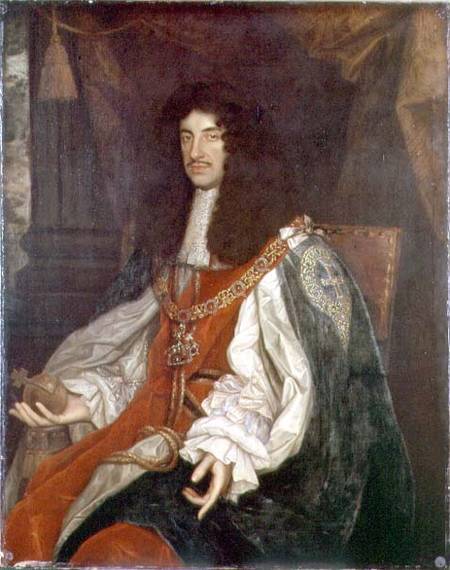 Portrait Of Charles Ii ) — John Michael Wright