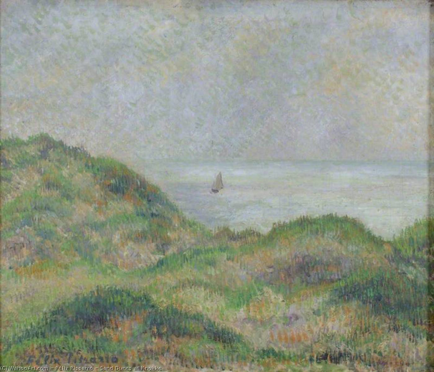 Sand Dunes At Knokke — Félix Pissarro