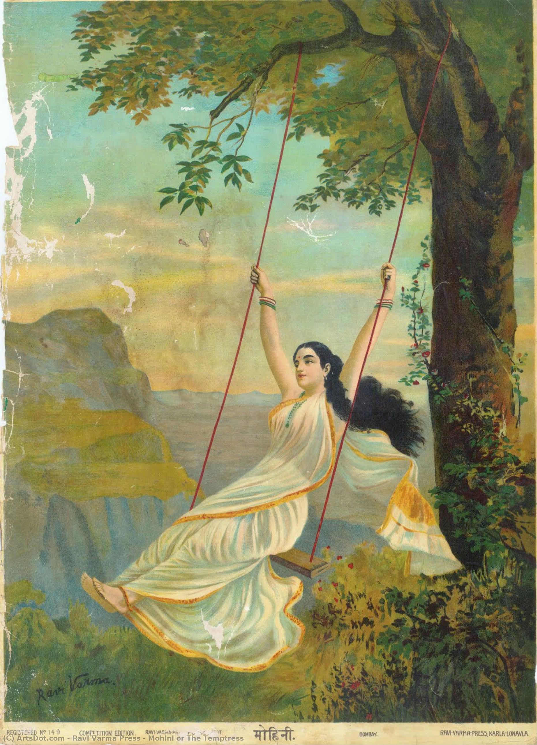 Mohini Or The Temptress — Ravi Varma Lithographic Press