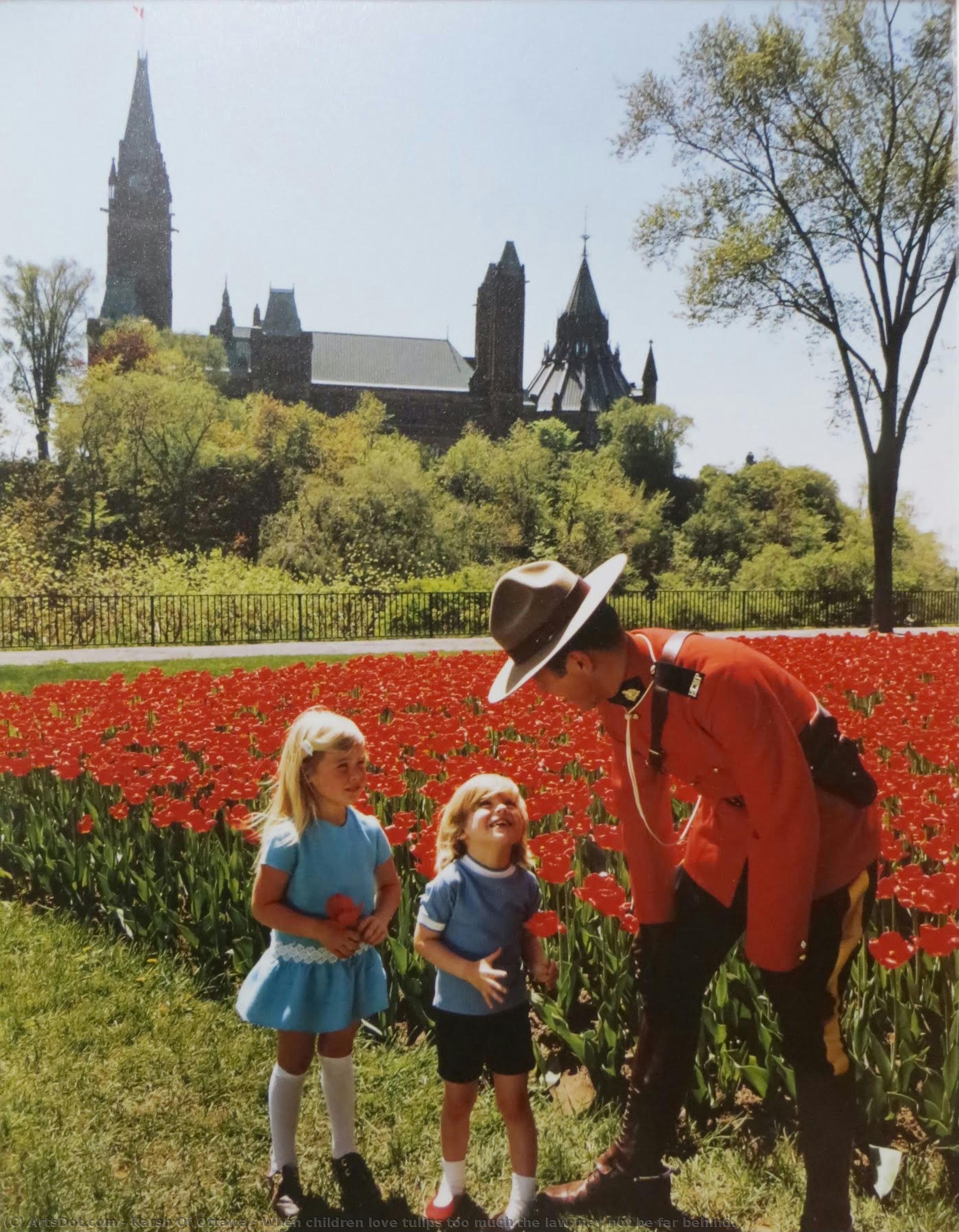 When Children Love Tulips Too Much The Law May Not Be Far Behind. — Yousuf Karsh