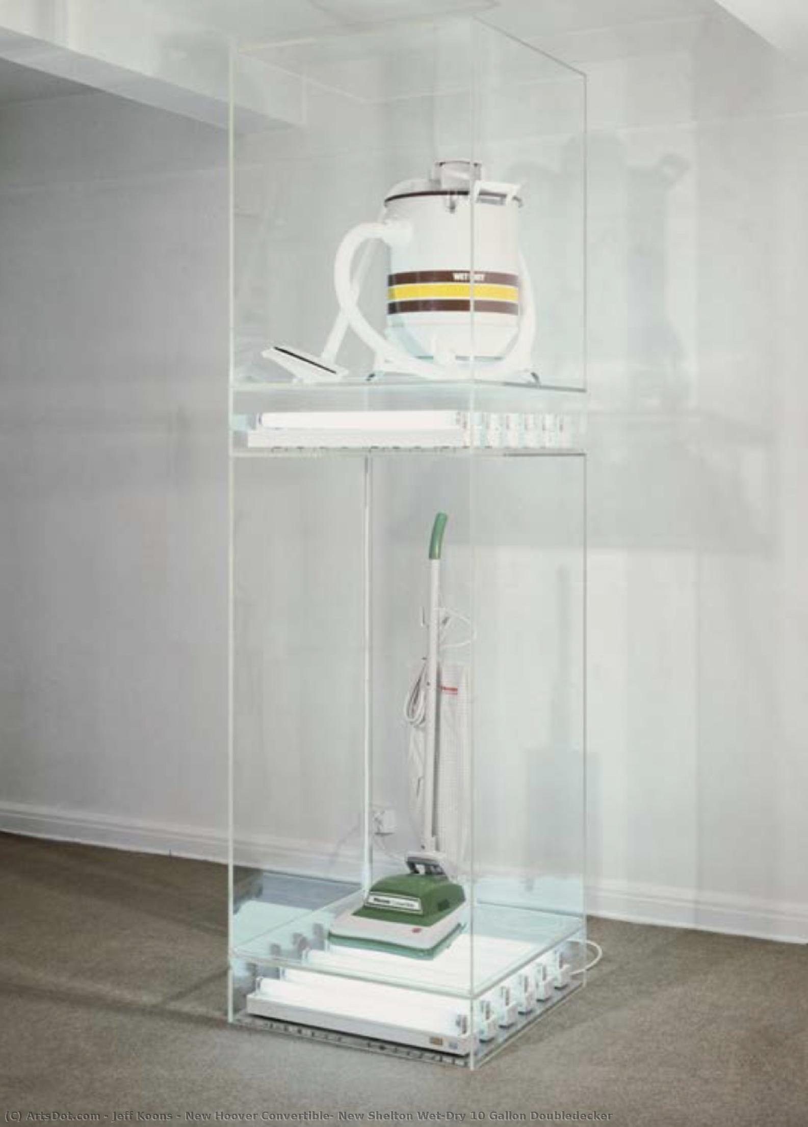 New Hoover Convertible, New Shelton Wet/dry 10 Gallon Doubledecker — Jeff Koons
