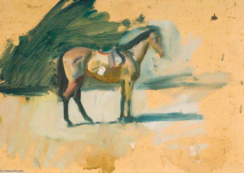 Study Of A Racehorse — Sir Alfred James Munnings