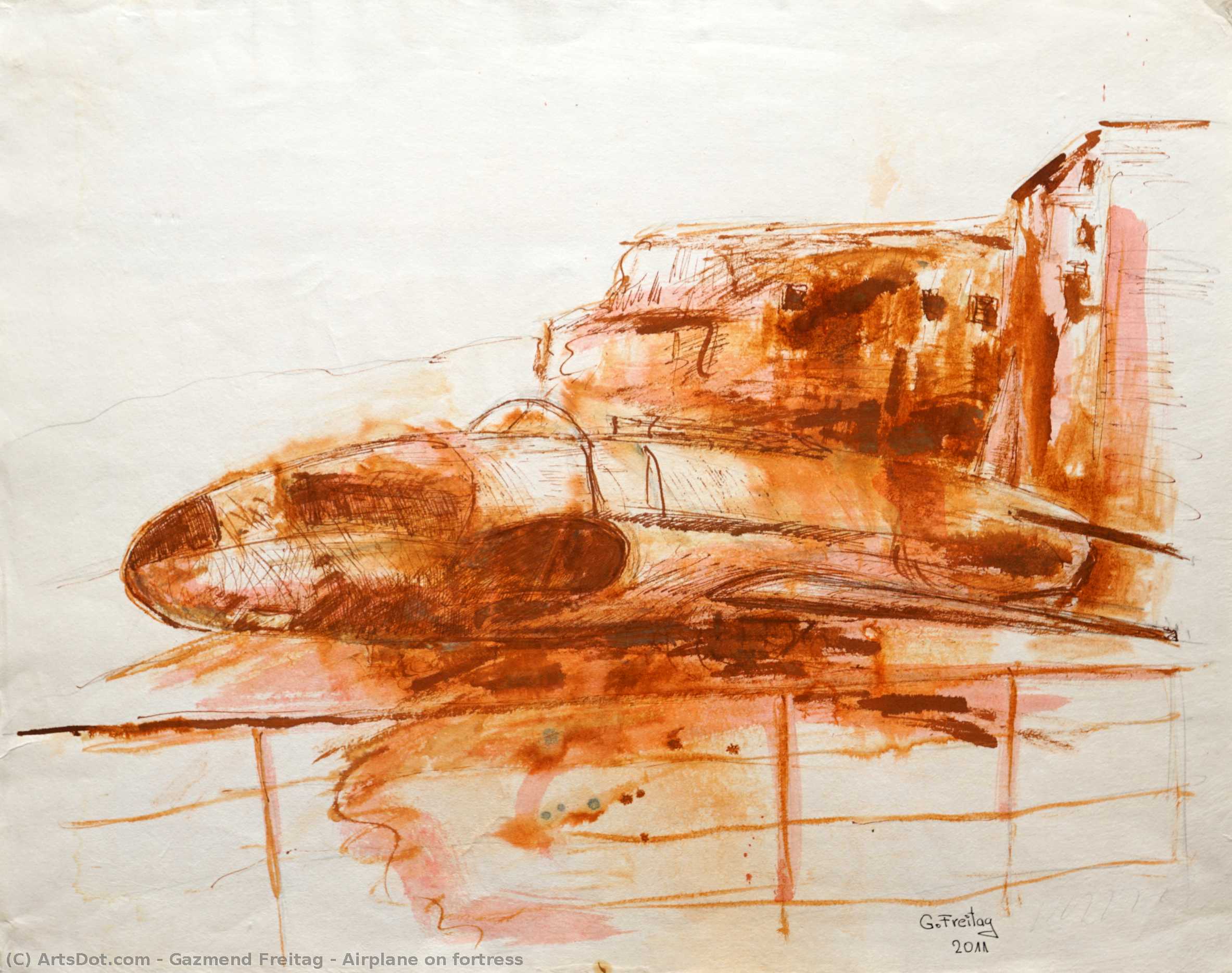 Airplane On Fortress — Газменд Фрайтаг