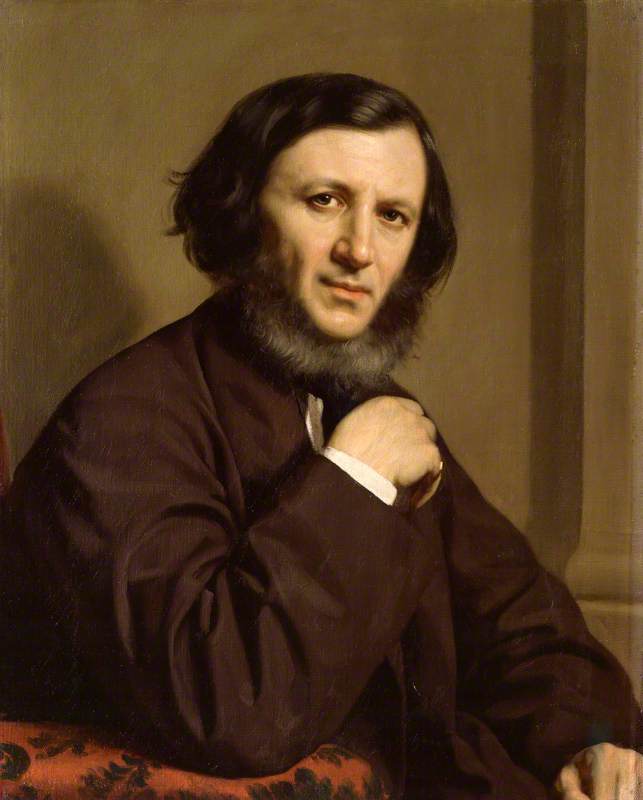 Robert Browning — Michele Gordigiani