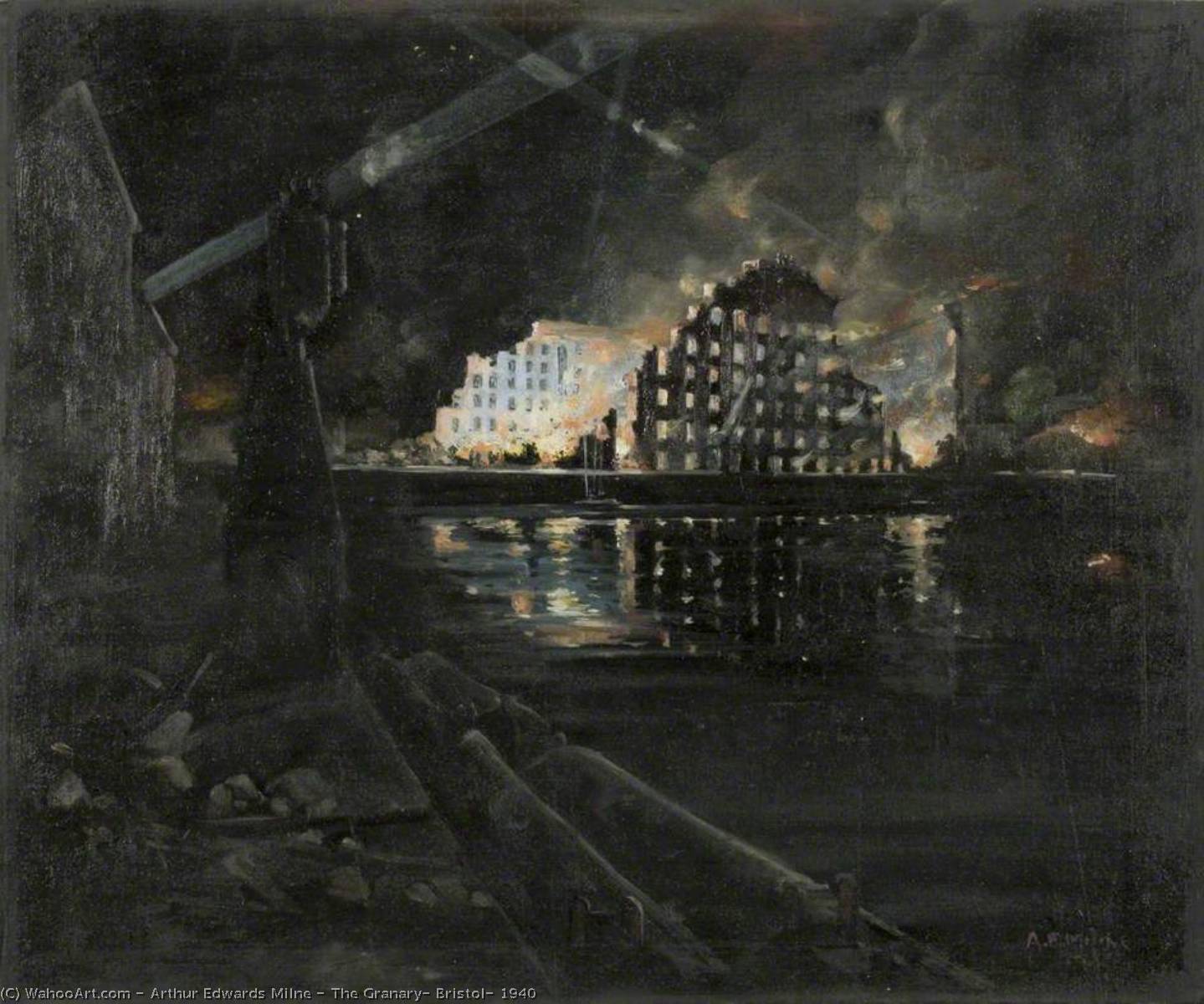 The Granary, Bristol, 1940 — Arthur Edwards Milne