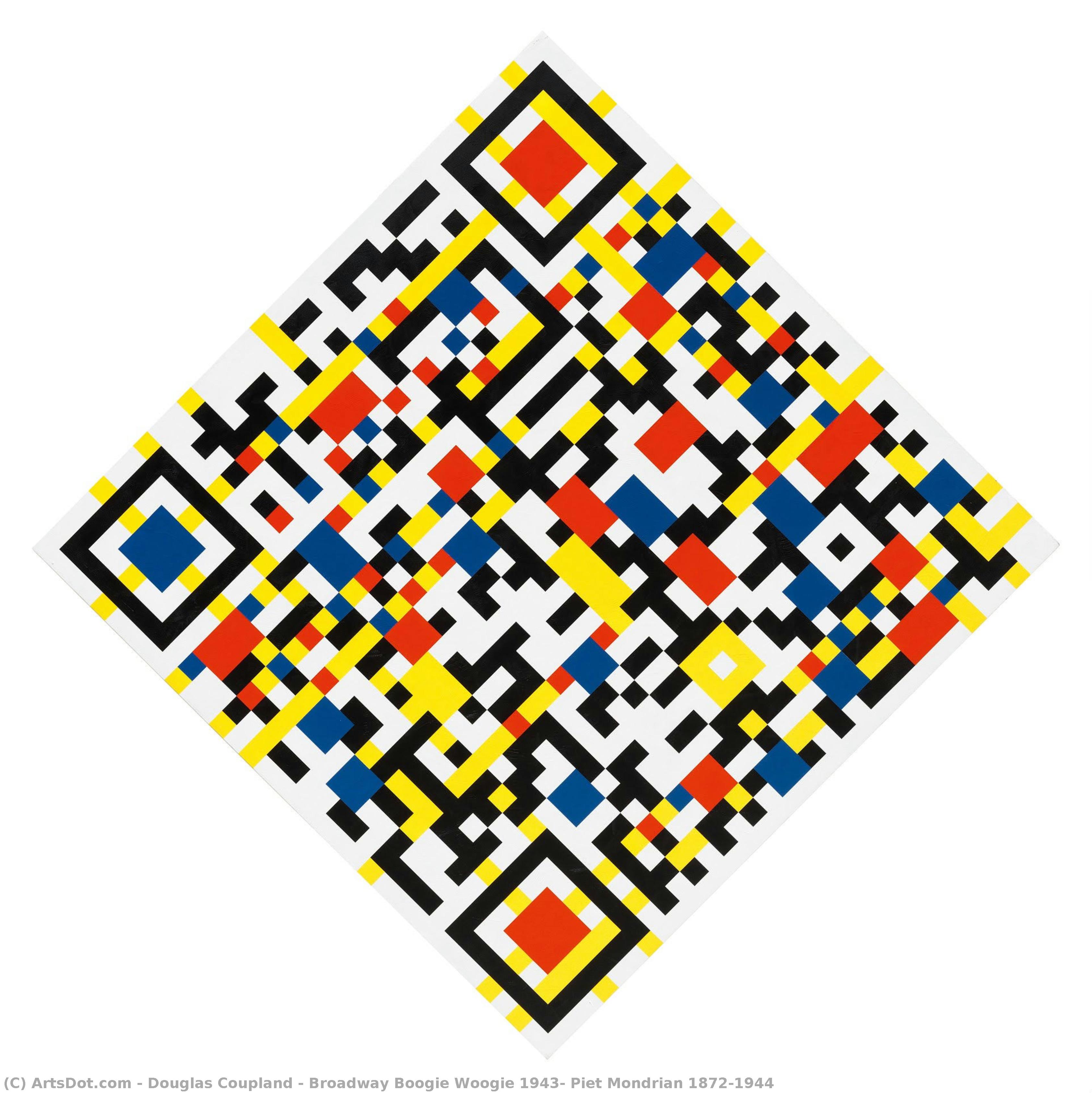 Broadway Boogie Woogie 1943, Piet Mondrian 1872-1944 — Douglas Coupland