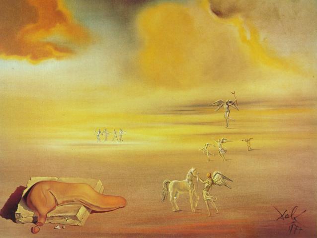 El Lavadero (obra Estereoscópica, Componente Derecho), 1976 — Salvador Dalí