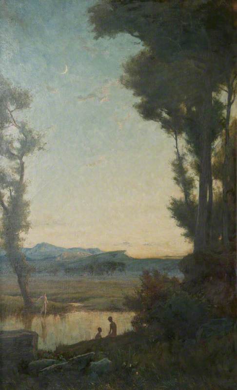 A Sylvan Stream — George Faulkner Wetherbee