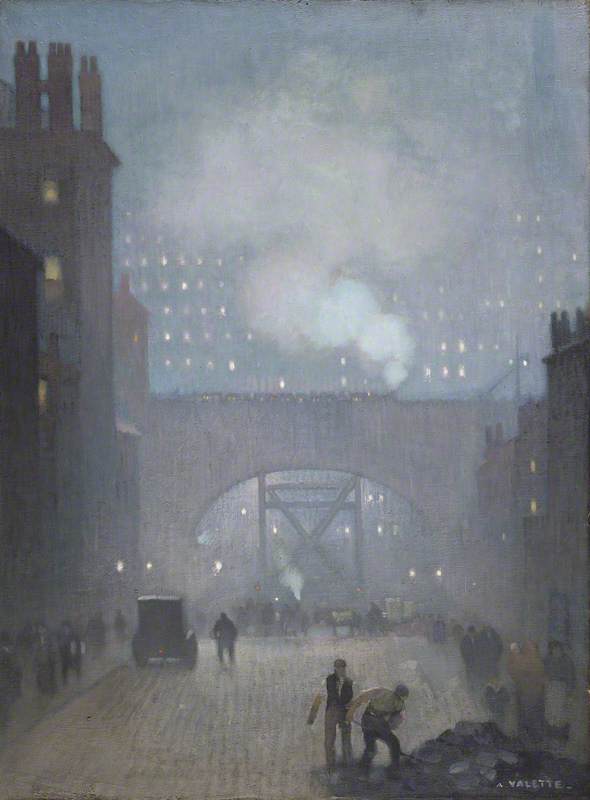 York Street Leading To Charles Street, Manchester — Pierre Adolphe Valette