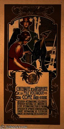 Reproduction Of A Poster Advertising — Adolfo Hohenstein