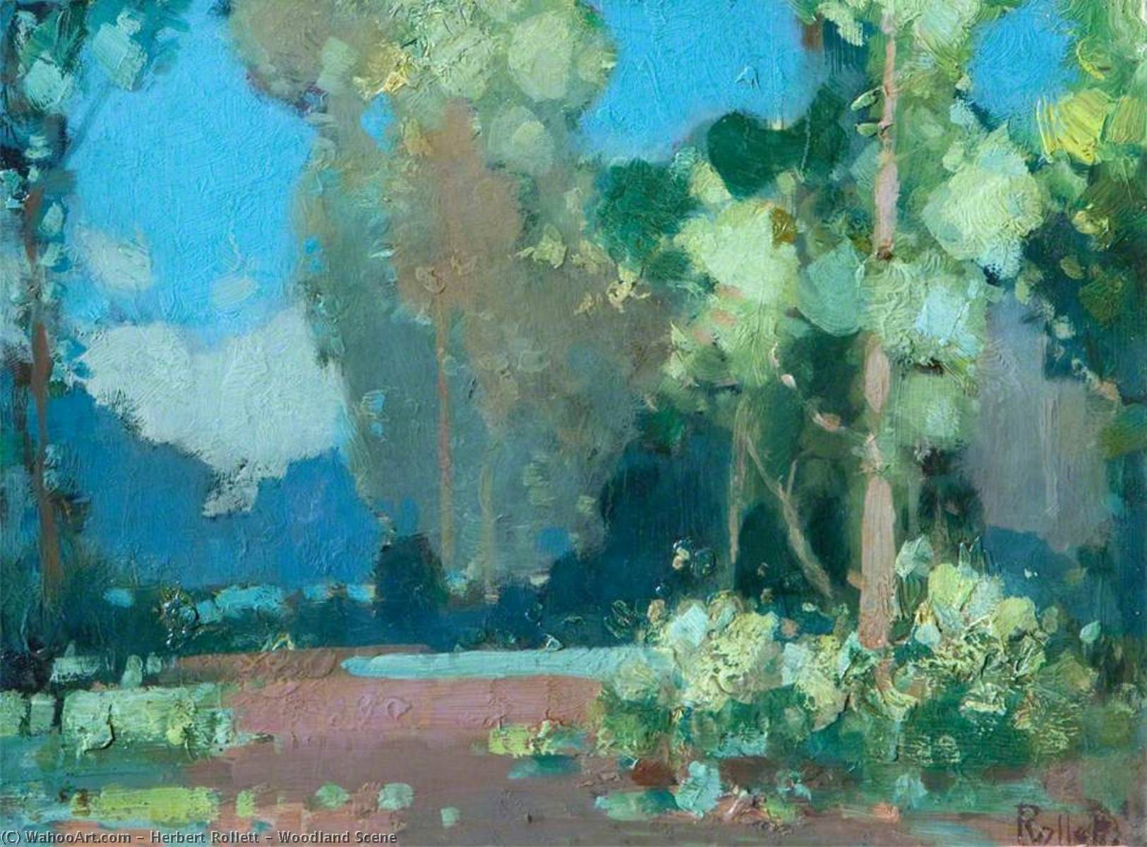 Woodland Scene — Herbert Rollett