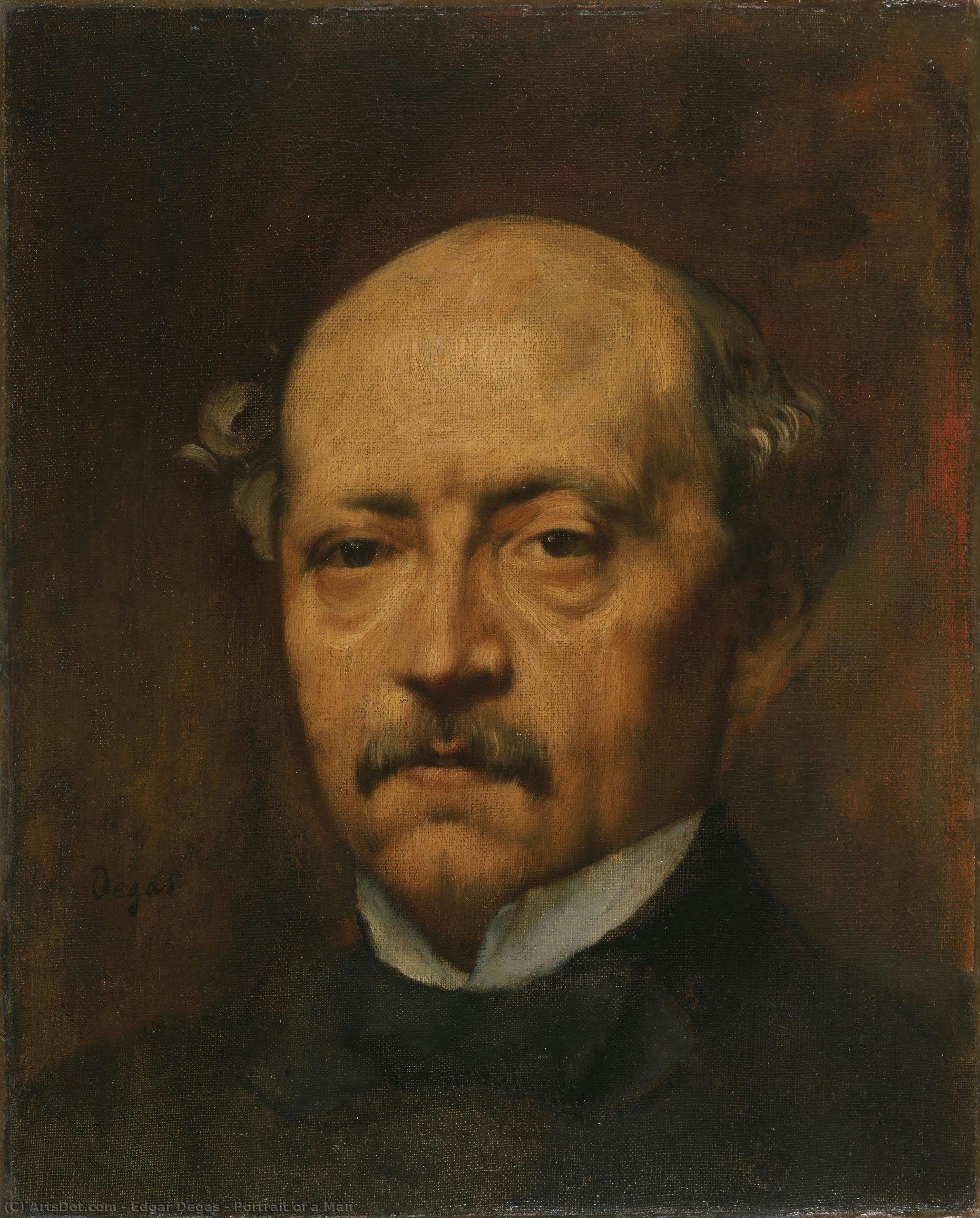 Portrait Of A Man — Edgar Degas