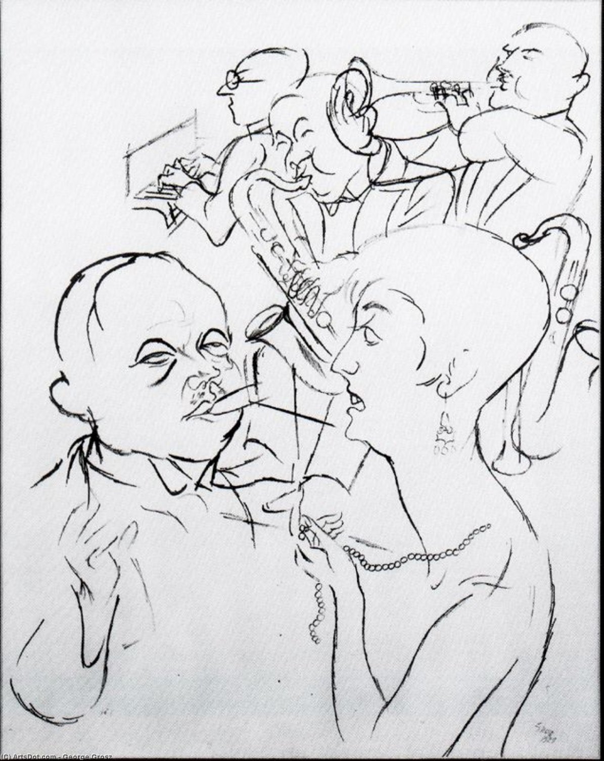 The Latest Hit — George Grosz