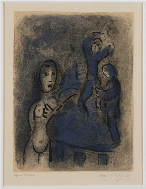 Rahab And The Spies Of Jericho — Marc Chagall