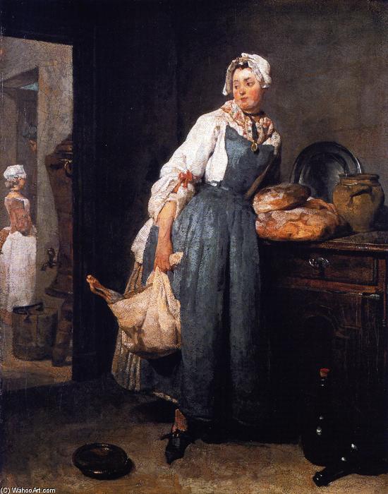 The Return From The Market — Jean-baptiste-siméon Chardin