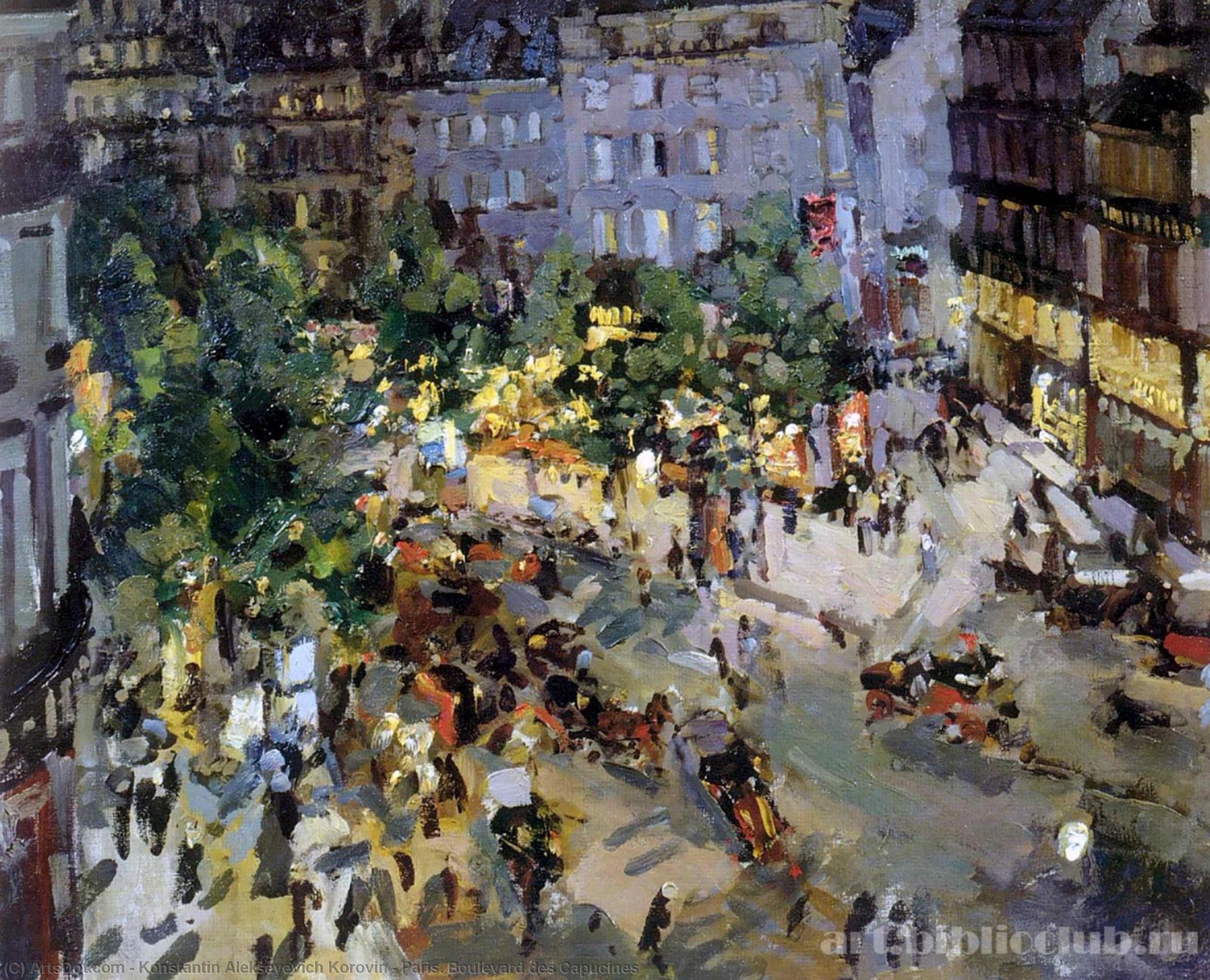 Paris. Boulevard Des Capucines — Konstantin Alexejewitsch Korowin