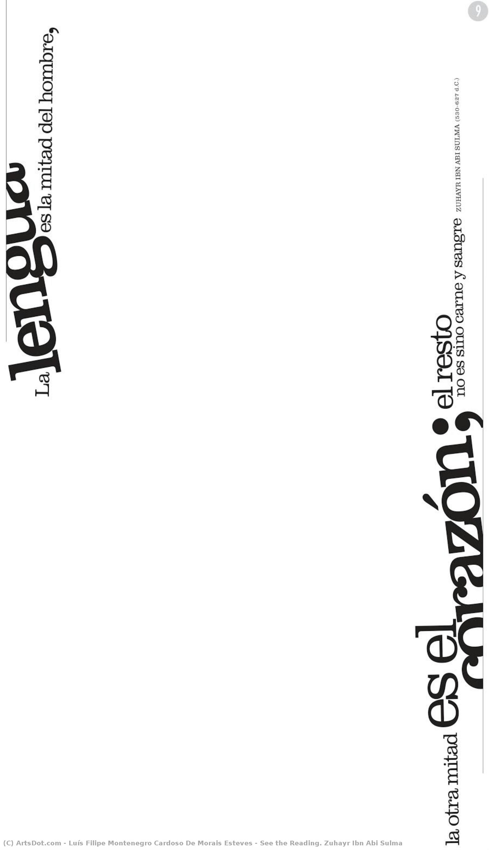 See The Reading. Zuhayr Ibn Abi Sulma — Luís Filipe Montenegro Cardoso De Morais Esteves