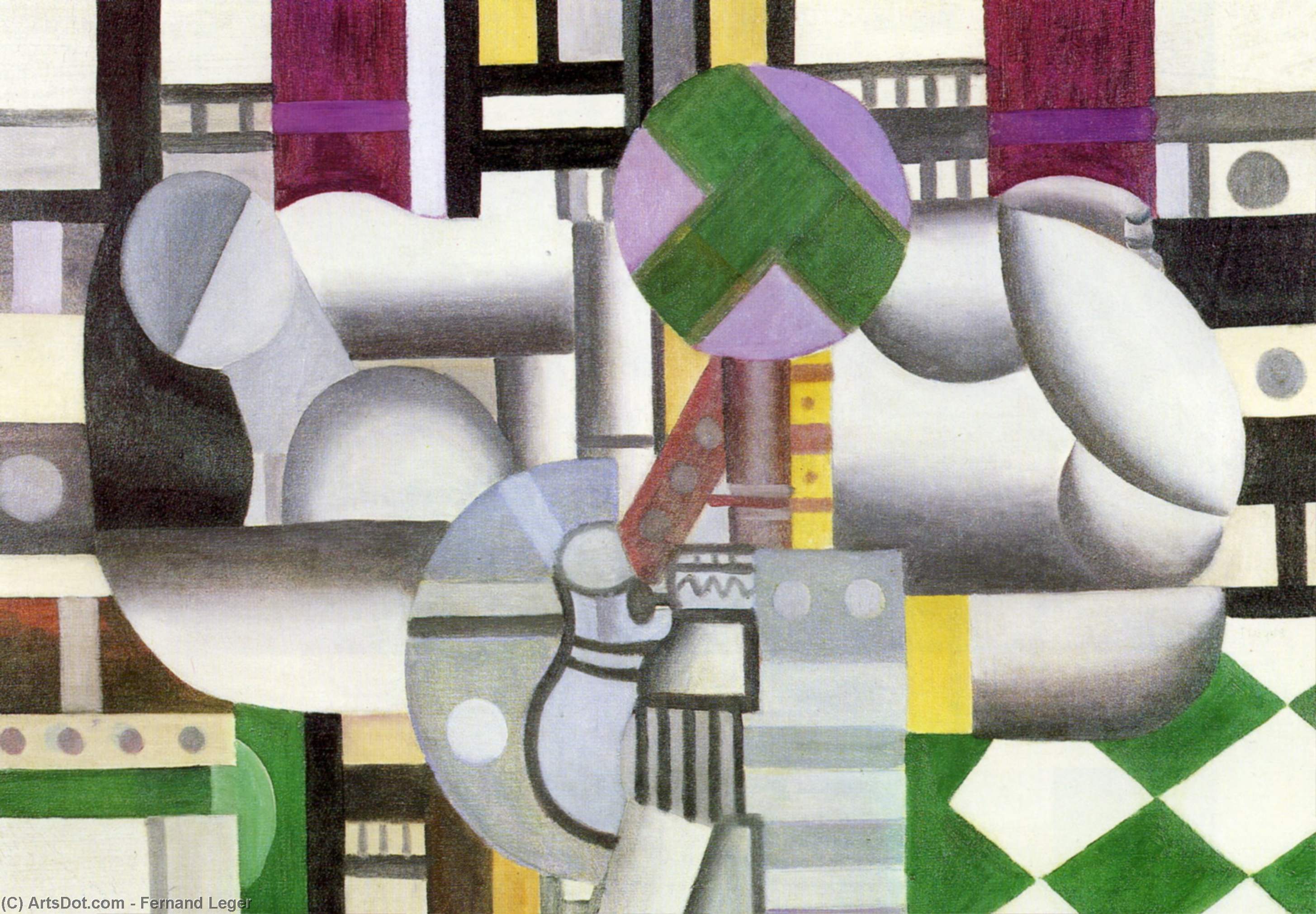 Die Vögel Im Landschaftsbild — Fernand Léger
