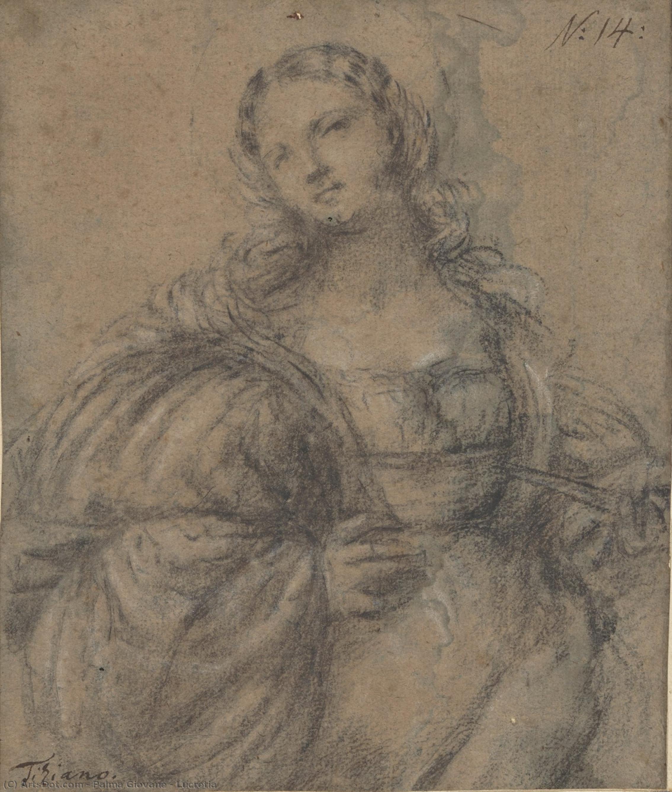 Lucretia — Jacopo Palma Il Giovane