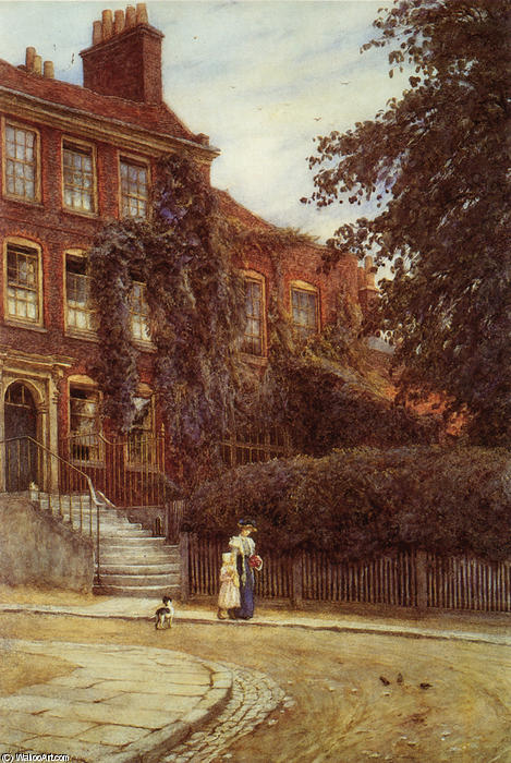 Stanfield House, Hampstead — Helen Allingham (helen Mary Elizabeth Paterson)