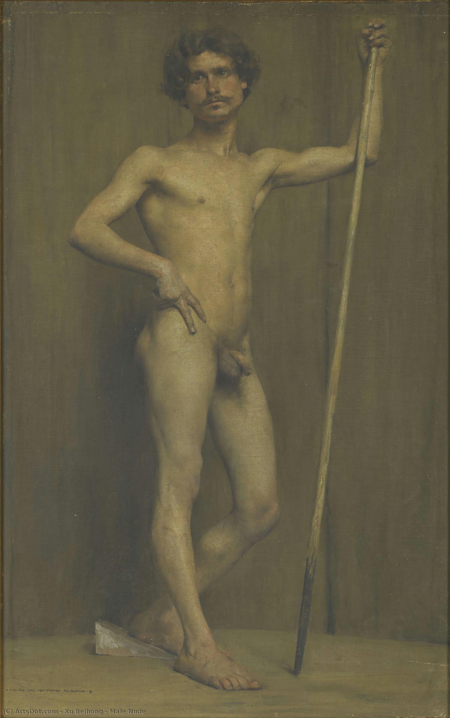 Male Nude — Су Беихон