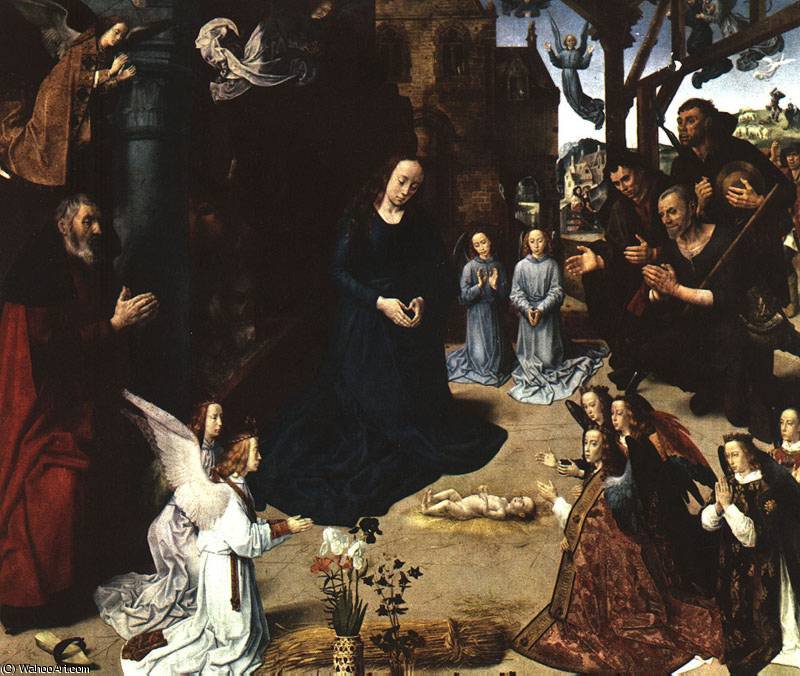 Portinari Triptych - The Adoration Of The She — Hugo Van Der Goes