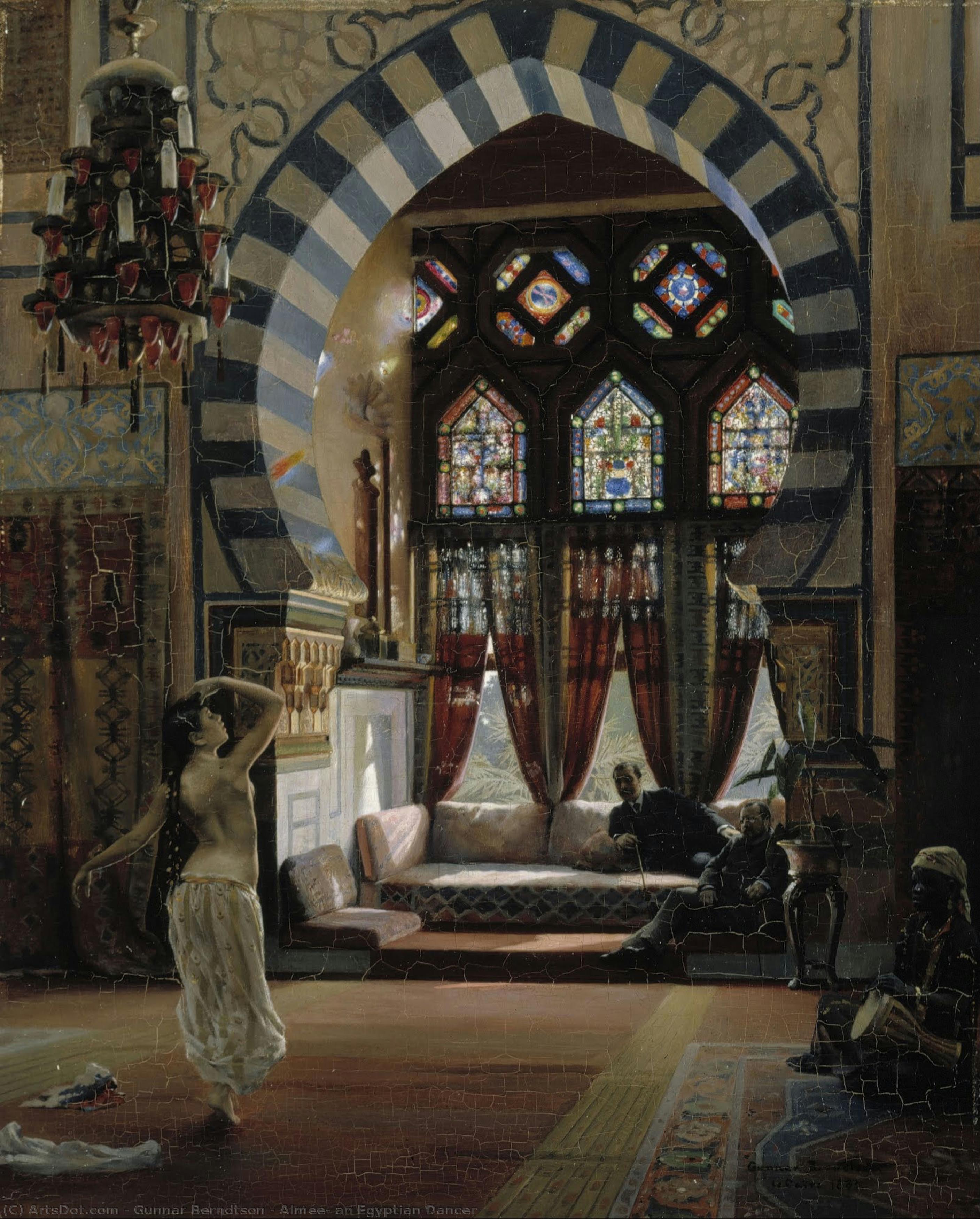 Almée, An Egyptian Dancer — Gunnar Berndtson