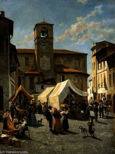 Marketday In Desanzano — Jacques François Carabain