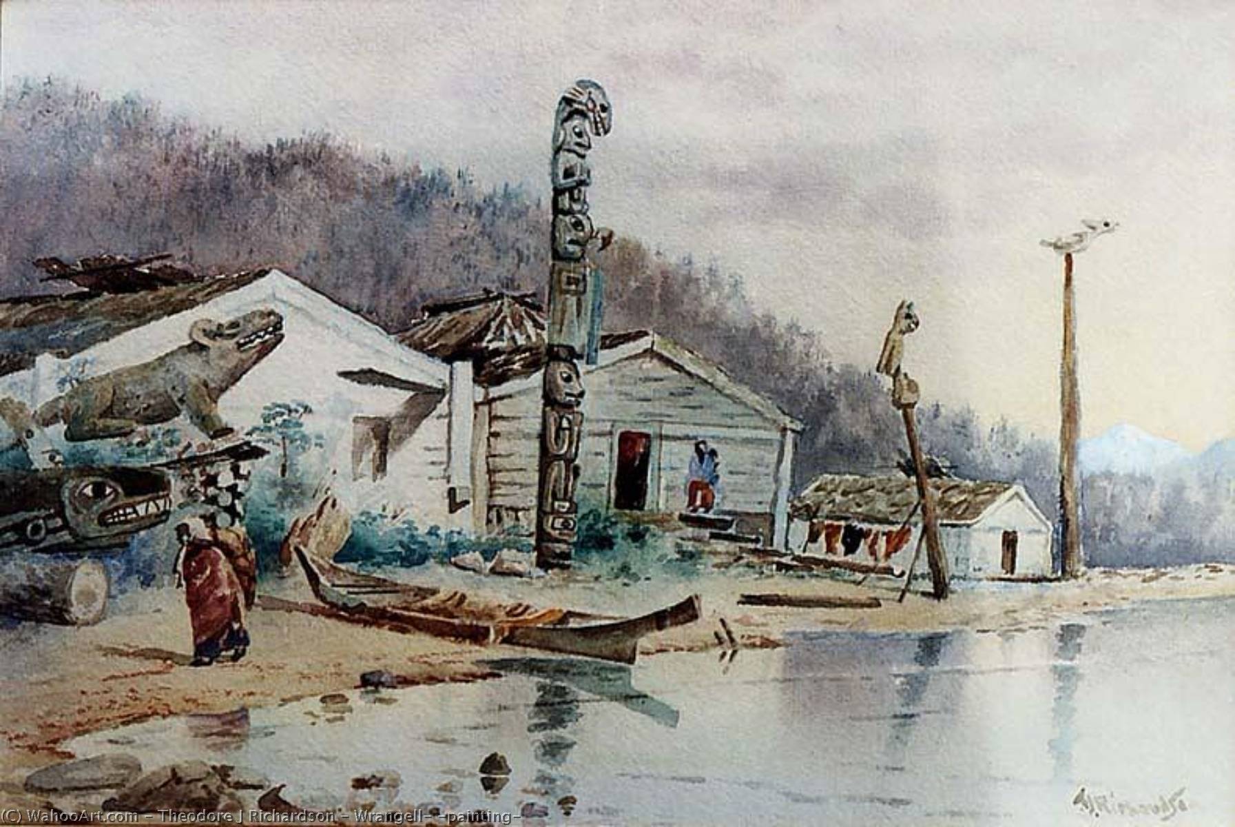 Wrangell, (painting) — Theodore J. Richardson