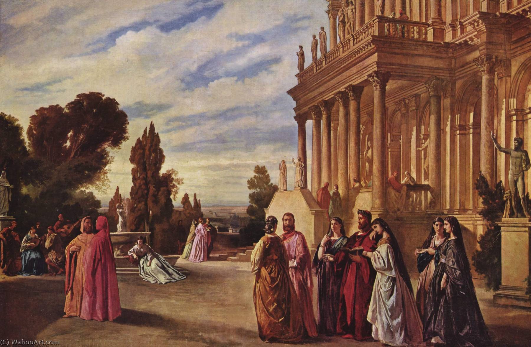Deutsch Garten Des Ariost — Anselm Feuerbach