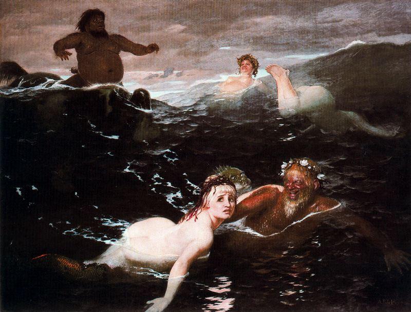 Le Jeu Des Vagues — Arnold Böcklin