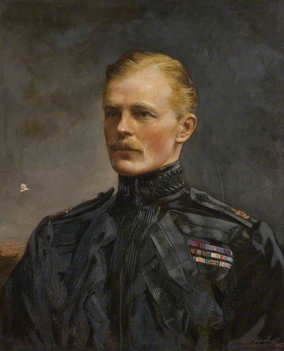 Major Claude Raul Champion De Crespigny (1878–1941), 5th Bt — Leon Sprinck