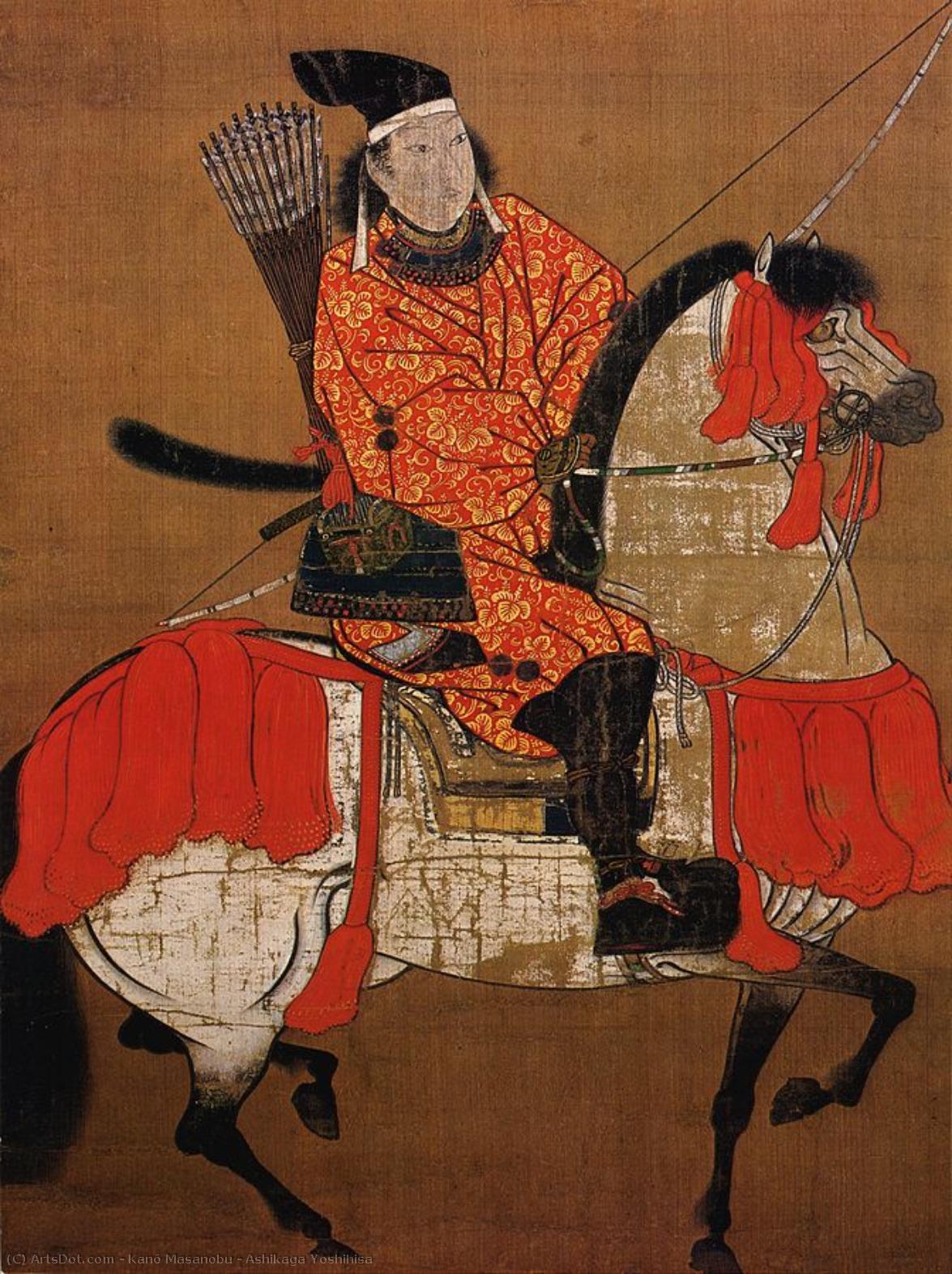 Ashikaga Yoshihisa — Kanō Masanobu