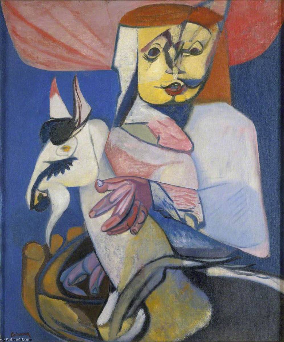 Woman With A Circus Goat — Роберт Колкаун