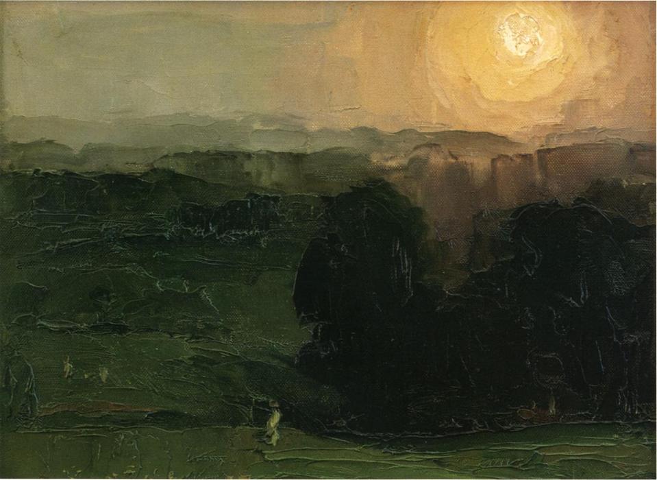 Sunset, Jersey Hills — ジョージ・ウェズリー・ベローズ