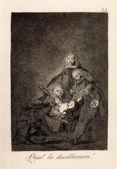 Qual La Descañonan (look How They Pluck Her!) 2 — Francisco José De Goya Y Lucientes