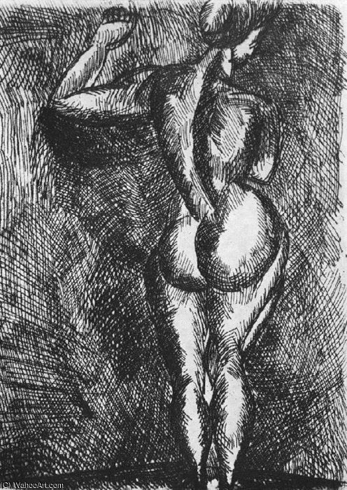 Standing Nude — Jozsef Nemes Lamperth