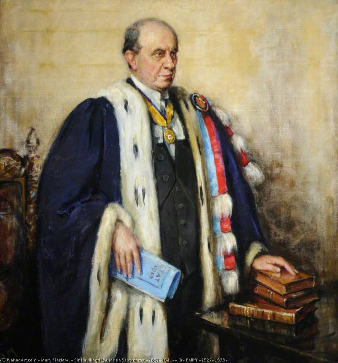 Sir Havilland Walter De Sausmarez (1861–1941), Bt, Bailiff (1922–1929) — Mary Macleod