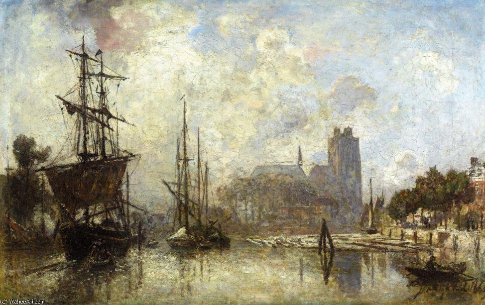 The Port Of Dordrecht — Johan Barthold Jongkind