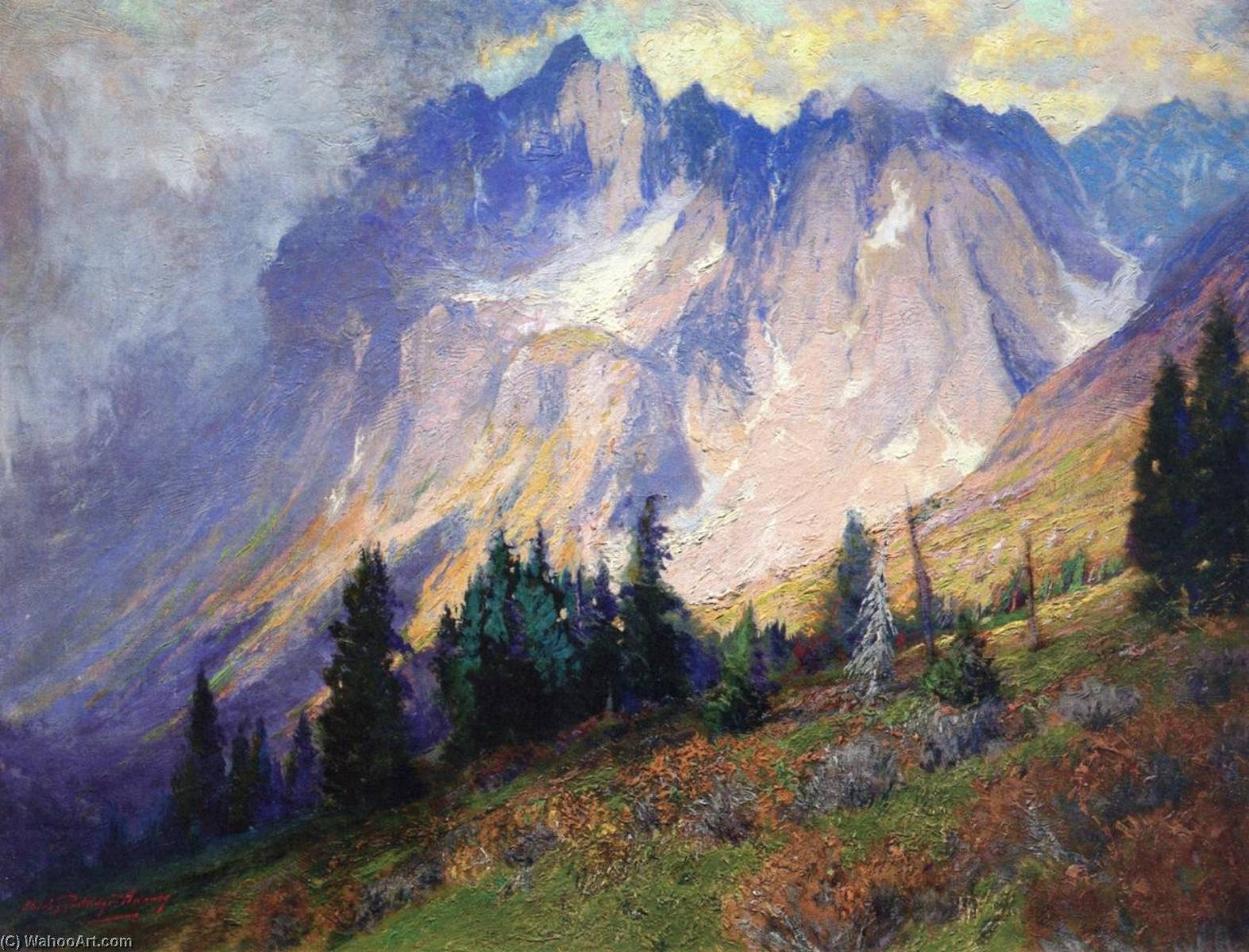 Gathering Storm Near The San Juan Mountains — Charles Partridge Adams