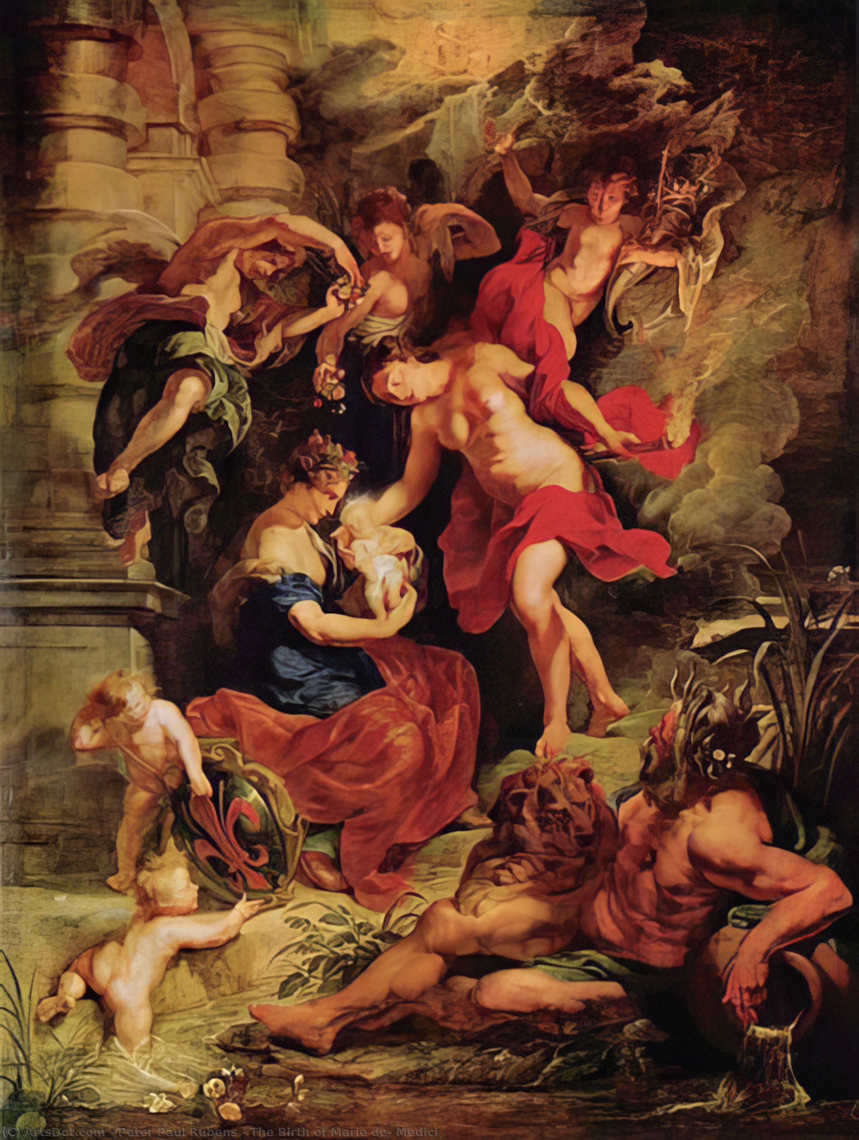 El Nacimiento De María De' Medici — Pedro Pablo Rubens