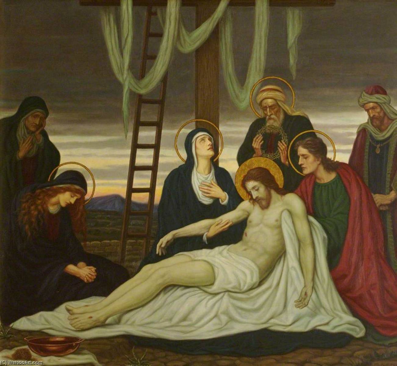 Jesus Is Taken Down From The Cross (part Of ‘stations Of The Cross’) — Edward Arthur Fellowes Prynne