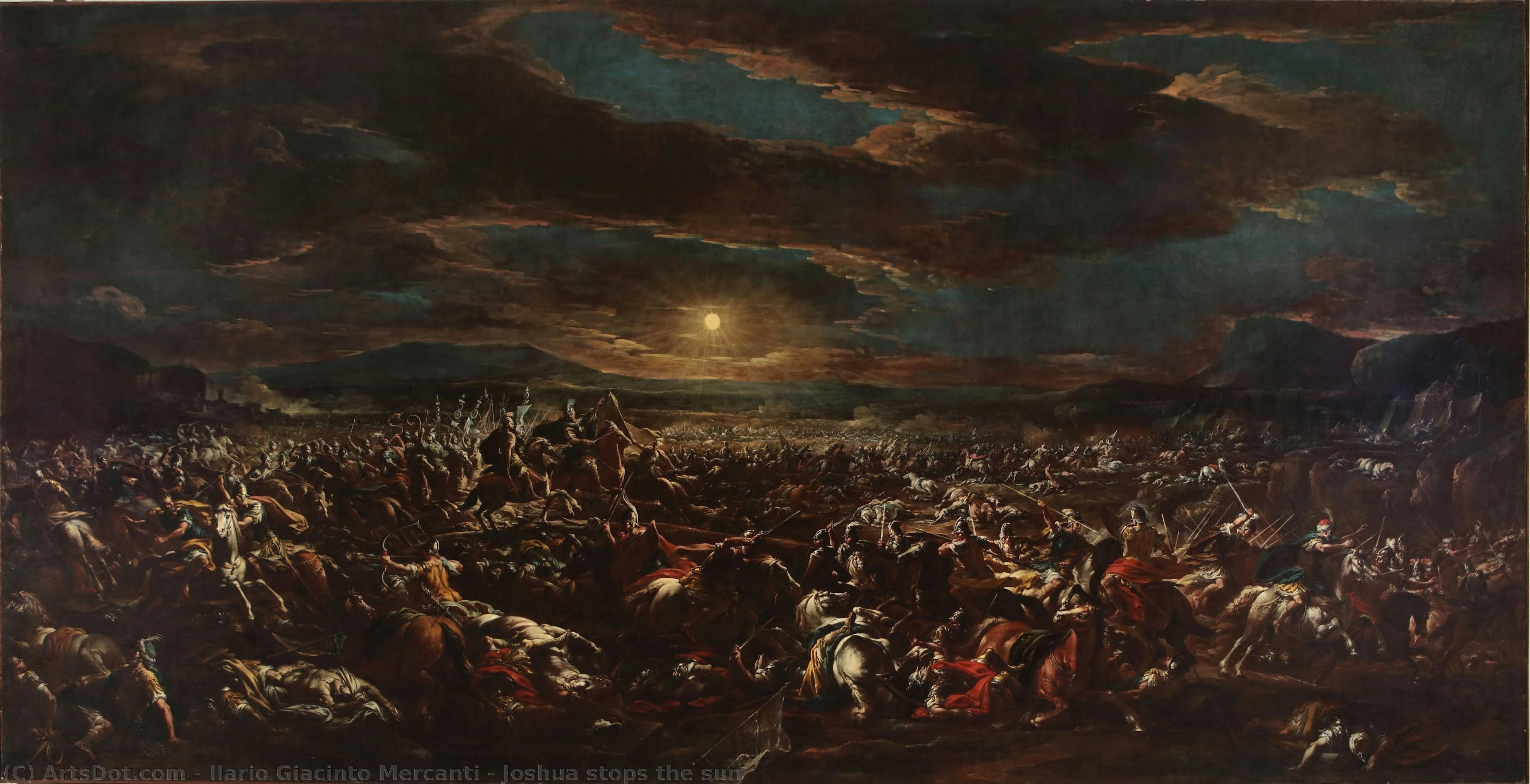 Joshua Stops The Sun — Ilario Giacinto Mercanti